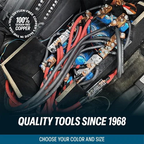 Vista 8 de TEMCo 1 Gauge AWG 10 pies Negro Cable de Soldadura Flexible de Cobre Puro Fabricado en EE. UU. para Batería - Uso Pesado para Solar, Inversor