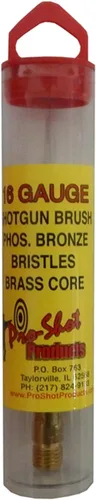 Vista 4 de Pro-Shot - Cepillos para escopeta de perforación: cerdas de bronce resistentes y cepillos de núcleo de latón, extremo de bucle de gran