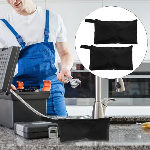Vista 8 de DOITOOL Juego de 5 bolsas de herramientas de tela Oxford pequeñas con bolsas con cremallera, bolsas organizadoras portátiles para almacenamiento