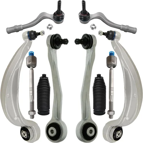 Vista 147 de Detroit Axle - Kit de suspensión delantera de 10 piezas para Chevrolet Trailblazer GMC Envoy 2004-2007 2005 2006 Soportes de brazo de control