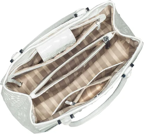 Vista 4 de Brahmin Joan - Bolso de piel auténtica para viñedo de cristal de mar