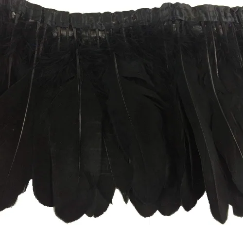 Vista 4 de Sowder Flecos de plumas de ganso de pato 2 yardas (dorado)
