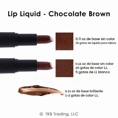 Vista 4 de TKB - Color líquido humectante para brillo labial, colorante para brillo y lápiz labial, hecho en Estados Unidos