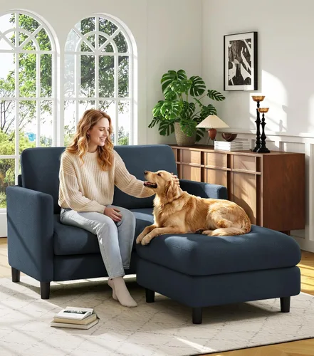 Vista 21 de Welzona 3-Layers Cloud Accent Chair, 33" Reading Chair, Teddy Arm Chairs