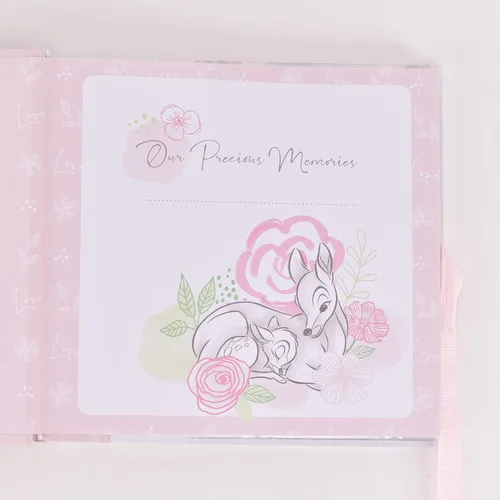 Vista 2 de Happy Homewares Bambi I Love You Grandma - Álbum de fotos rosa - Un regalo mágico de cumpleaños - Capacidad para cincuenta fotos de 4 x 6 pulgadas