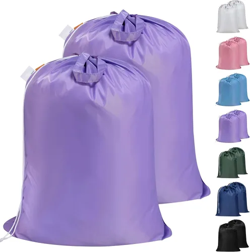Vista 16 de Polecasa - Mochila de lavandería duradera con correas acolchonadas, tela resistente a desgarros, 3.8 oz/yd² y múltiples bolsillos, grande, Negro