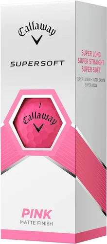 Vista 6 de Callaway Golf Supersoft - Pelotas de golf (versión 2023, color rosa)