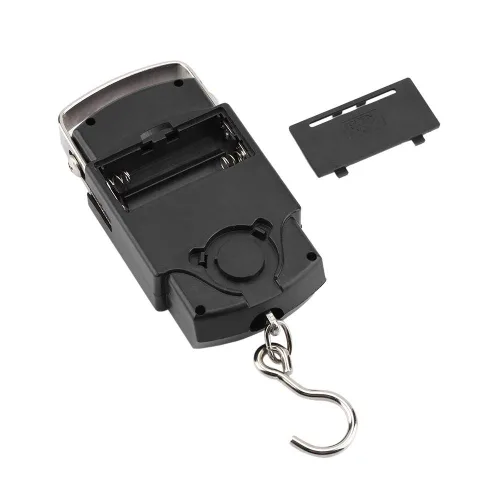 Vista 8 de Wifehelper - Báscula de equipaje de 110.2lbs110 libras, portátil, electrónica, LCD, digital, para viajes, pesca, balanza de peso con gancho de cinta