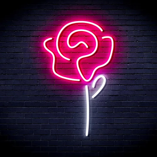 Vista 11 de ADVPRO Rose Flex Silicone LED Neon Sign - Blue - st16s32-fnu0034-b