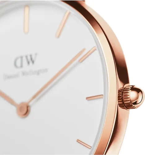 Vista 4 de Daniel Wellington Reloj Petite Cuero Oro Rosa