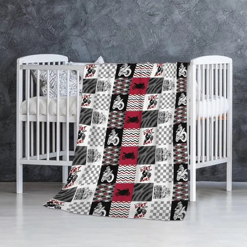 Vista 49 de Manta de forro polar suave para regalo de motocicletas de motocross, manta acogedora de franela, aire acondicionado, 50x40 pulgadas para niños