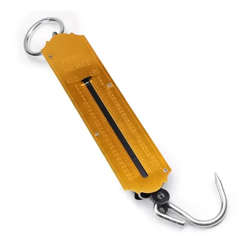 Vista 9 de Utoolmart Balanza de resorte Gancho colgante de mano Pesaje de metal Escala de fuerza Kilo & LBS 26.5 lbs