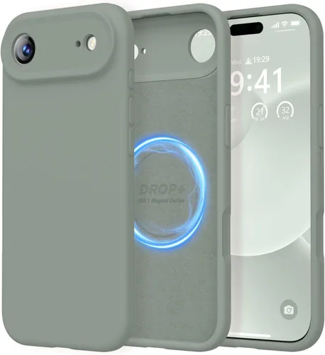 Vista 241 de LOVE 3000 Diseñada para Funda iPhone Air, Silicona Premium [Compatible con Magsafe][Forro de Microfibra Suave Anti-Rayones] Funda Protectora