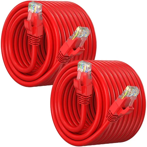 Vista 32 de Maximm Cable Ethernet Cat6, color negro (paquete de 2), cable UTP de 10 Gbps 550 MHz
