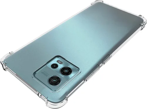 Vista 5 de USTIYA Funda para Motorola Moto G72 4G Clear TPU Cuatro Esquinas Cubierta Protectora Transparente Suave Funda