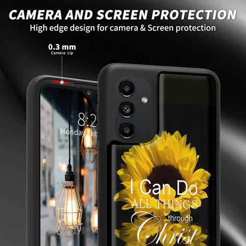 Vista 5 de BVDIKMI Funda para Samsung Galaxy A13 5G con ranura para tarjetero, funda de piel sintética, doble cierre magnético y cubierta duradera a prueba