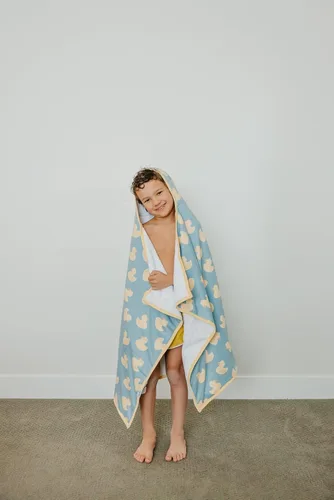 Vista 51 de Copper Pearl Toallas de baño con capucha, toallas de baño de tela de rizo de primera calidad con capucha, bolsillos y diseños geniales, ideales