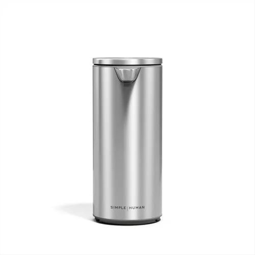 Vista 8 de simplehuman Bomba de sensor recargable automática sin contacto de 9 oz, latón, acero inoxidable