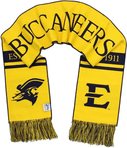 Vista 2 de Tradition Scarves ETSU - Bufanda tejida clásica de los East Tennessee State Buccaneers