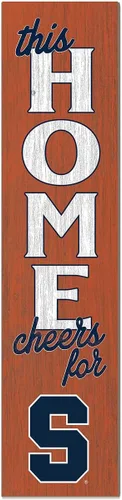 Vista 15 de KH Sports Fan Letrero de Alabama Crimson Tide This Home Cheers for Porch Leaner, 11 x 46 pulgadas, carmesí de marea carmesí; muestra tu espíritu