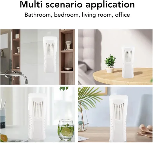 Vista 2 de Dispensador automático de ambientador en aerosol, máquinas de aromaterapia de pie o montado en la pared con temporizador, dispensador automático
