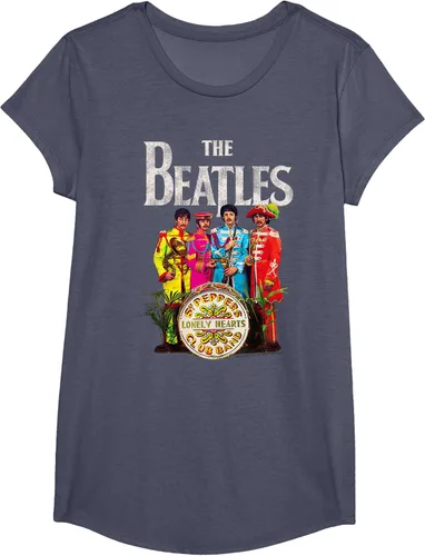 Vista 11 de The Beatles Sgt. Pepper's Lonely Hearts Camiseta de manga corta Negro