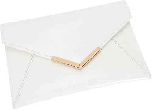 Vista 5 de Dexmay - Bolso de mano para mujer, de piel de charol, bolso de vestir plegable