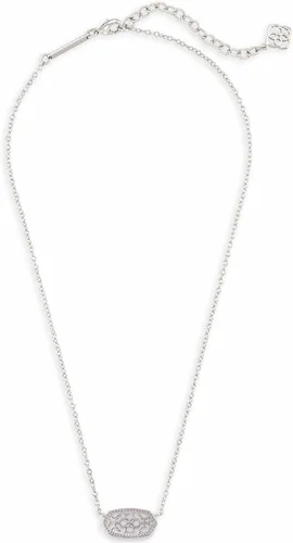Vista 2 de Collar con dije Kendra Scott Elisa para mujer, joyería de moda, chapado en oro de 14 quilates