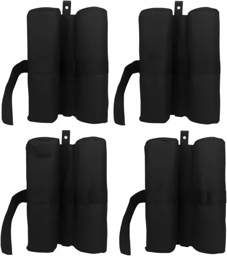 Vista 6 de Bolsa de arena para pesas de toldo, bolsas de arena resistentes para tienda de campaña desplegable para patas, refugio instantáneo, bolsas
