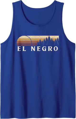 Vista 15 de El Negro, PR Vintage Evergreen Sunset Eighties Retro Tank Top
