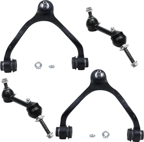 Vista 213 de Detroit Axle - Ejes de eje CV delantero izquierdo y derecho + Reemplazo de juntas esféricas de brazos de control inferiores delanteros para Ford