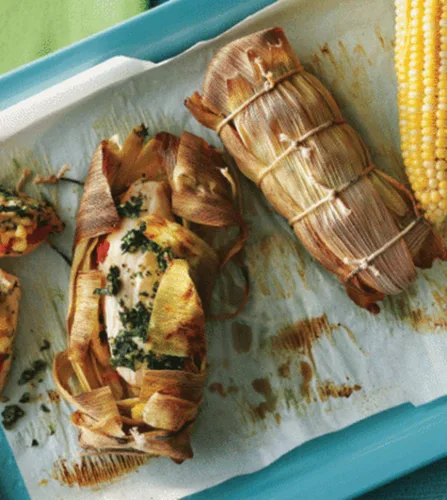 Vista 2 de Cáscaras de maíz Hojas de Maiz Envolturas de Tamales 15 oz