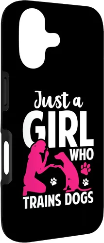 Vista 3 de Girl Who Trains Dogs Training Funny Dog Trainer Women Girls Case for iPhone 17
