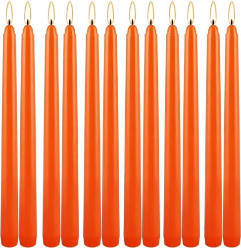 Vista 11 de Juego de 20 velas de pilar negras de 2 pulgadas de ancho x 4 pulgadas de alto, decoración elegante para el hogar, eventos y celebraciones, acabado