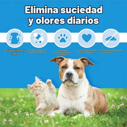 Vista 7 de Petkin Big N' Thick Toallitas para Mascotas 100