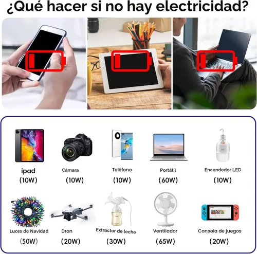 Vista 6 de Inversor de energía para automóvil de 200W, PiSFAU DC 12V a 110V AC adaptador de enchufe para automóvil con salida [20W USB-C] /cargador rápido USB