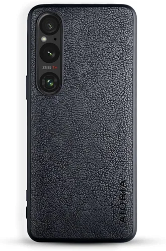 Vista 19 de AIORIA Funda protectora completa para Sony Xperia 1 IV, 6.5 pulgadas Premium PU Leather Cover Retro Business Design Full Protective Case para Sony