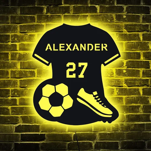 Vista 14 de Letrero de béisbol personalizado, nombre de jugador de béisbol personalizado, luz LED de béisbol, letrero de pelota de béisbol personalizado