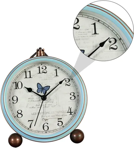 Vista 5 de Homoyoyo 1 reloj despertador mediterráneo, decoración de viaje, decoración de casa, decoración de mesa de comedor, reloj náutico de escritorio