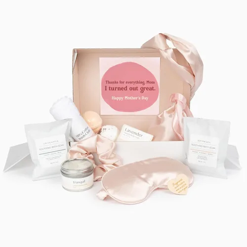 Vista 17 de Dear Ava Regalos de spa para mujeres Cuidado personal orgánico de lujo anti estrés relajante baño y cuerpo Kit de cesta para ella con tarjeta