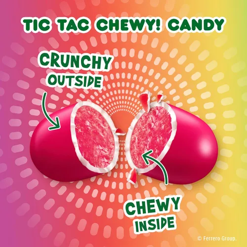 Vista 3 de TIC TAC CHEWY! Fruit Adventure Candy, caramelo masticable afrutado, 7 onzas (el embalaje puede variar)