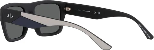 Vista 5 de AX ARMANI EXCHANGE Gafas de sol rectangulares Ax4124su de ajuste universal para hombre