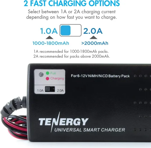 Vista 5 de Baterías NiMH planas Tenergy Airsoft 8.4V 3800 mAh
