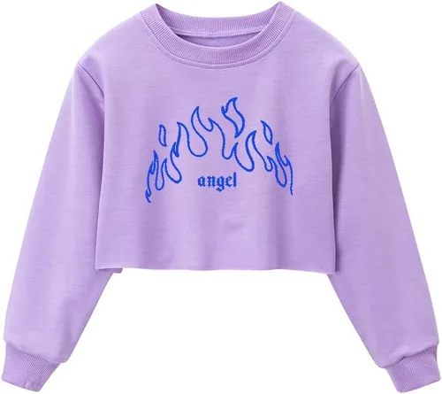 Vista 45 de Camiseta corta para niñas y niños, linda sudadera estética con gráficos de dibujos animados para adolescentes