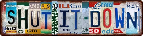 Vista 7 de 1 letrero de metal con texto en inglés "MEMBERS ONLY" sin relieve (15.75 x 3.94 pulgadas / 15.7 x 3.9 in), letrero de calle novedoso, decoración