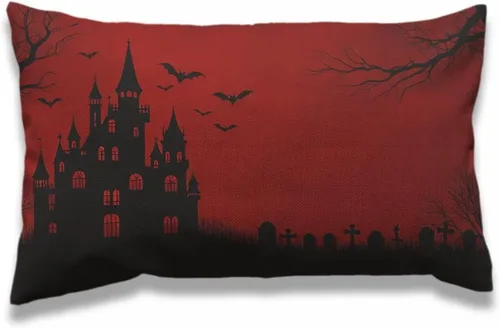 Vista 34 de AOYEGO - Funda de almohada decorativa para sofá y cama con diseño de perezoso navideño, suéter rojo, rama de árbol, fundas de almohada rectangulares