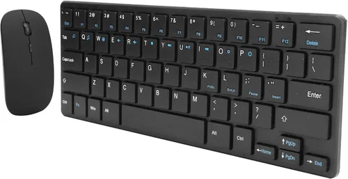 Vista 2 de Zyyini Combos de teclado y ratón, teclado USB para juegos de ratón para PCComputerLaptop, Plug and Play, teclado 2.4G