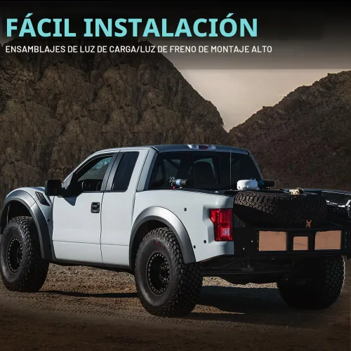 Vista 4 de PIT66 Tercera luz de freno compatible con Ford F150 2004-2008