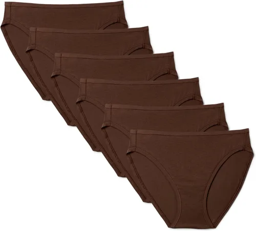 Vista 12 de Amazon Essentials Ropa interior de bikini de algodón y elastano para mujer (disponible en tallas grandes)