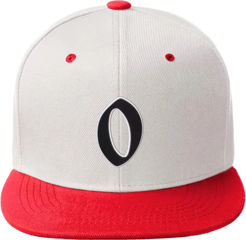 Vista 37 de Daxton Gorra clásica con visera de billete plano con letras del alfabeto inglés antiguo de la A a la Z